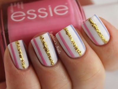 dainty pastel nails