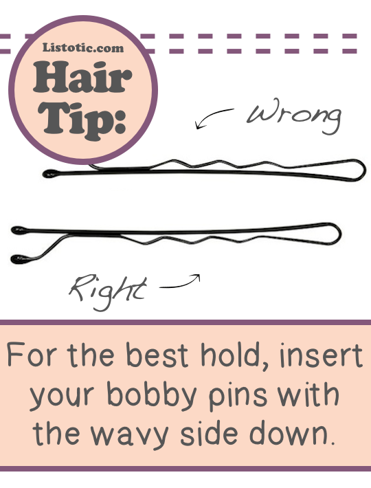 Bobby Pins Go WHICH Way?